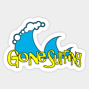 Gone Surfing Sticker